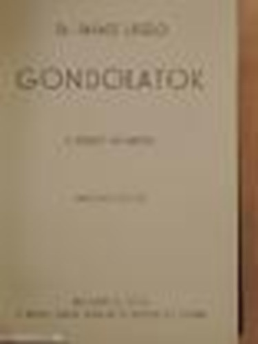 Dr Ravasz L�szl� - Gondolatok