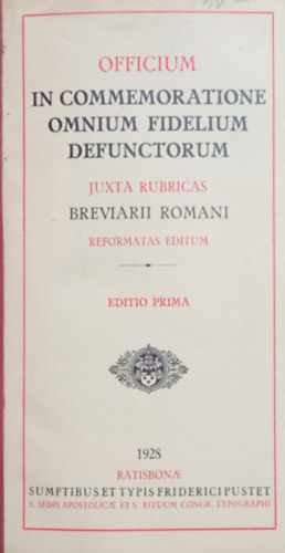 Officium in commemoratione omnium fidelium defunctorum