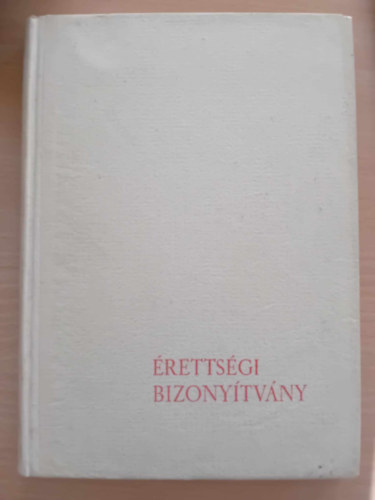 Vál: F. Kemény Márta - Érettségi bizonyítvány