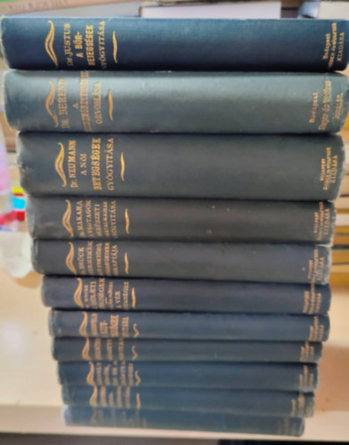 Dr. Dr. Goldzieher Vilmos, Dr. Sz�kely �goston, Dr. Sch�chter Miksa, Dr. Hasenfeld Artur, Dr. Weisz Ede, Dr. K�rm�czi Emil, Dr. Br�ck Miksa, Dr. Makara Lajos, Siegfried Neu Moravcsik Ern� Emil - Therapia - A Gy�gy�t� tudom�nyok k�nyvt�ra I-XI. (Az idegbetegs�gek gy�gy�t�sa+ A szembetegs�gek gy�gy�t�sa+ A h�rg�k, a t�d� �s a mellh�rtya betegs�geinek orvosl�sa+  Seb�szeti gy�gy�t�s. V�rz�s-csillap�t�s. �rz�stele