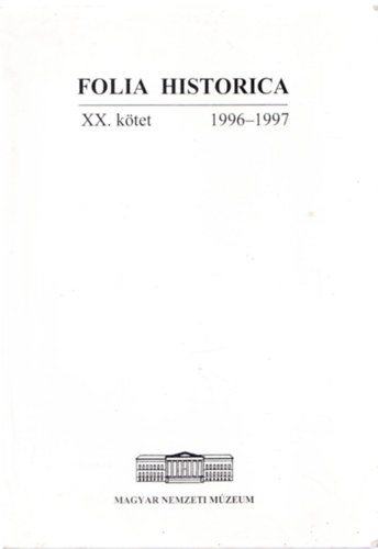 Folia Historica XX. k�tet 1996-1997