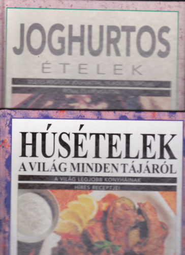 2 db "j Ex Libris" szakcsknyv: Joghurtos telek + Hstelek a vilg minden tjrl.