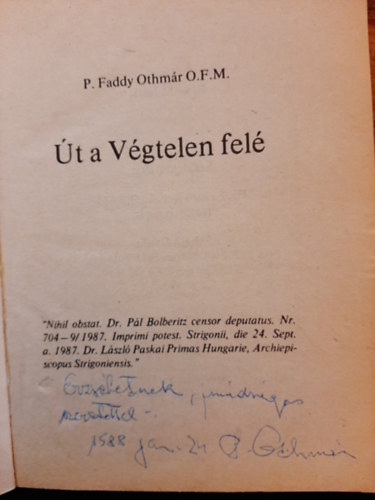 P. Faddy Othmr - t a Vgtelen fel