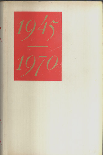 Ills Lajos  (szerk.) - Negyedszzad magyar verseibl 1945 - 1970