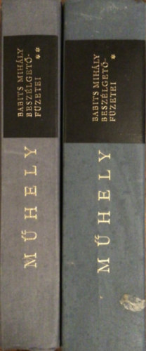 Babits Mihly - Babits Mihly beszlgetfzetei I-II.