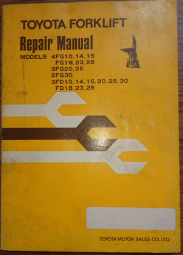 Toyota Forklifft - Repair Manual