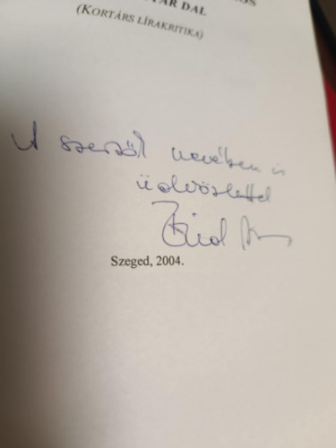 Tth kos, Fried Istvn  Sghy Mikls (szerk.) - Az jmagyar dal (a szerkeszt ltal dediklt)