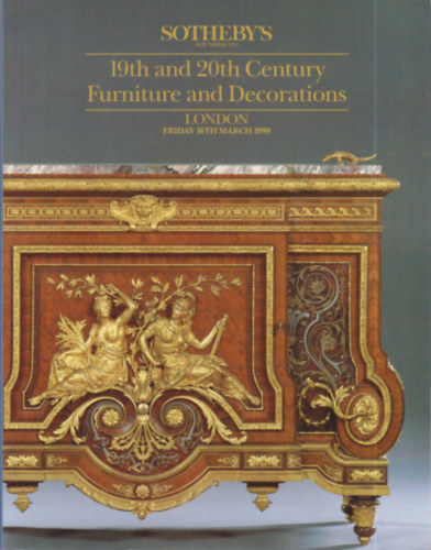 Sotheby's: 19th and 20th Century Furniture and Decorations (16th march 1990.)