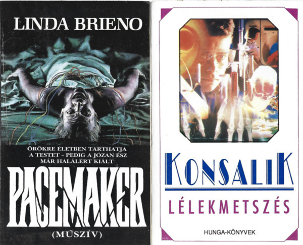 2 db könyv, Linda Brieno: Pacemaker, Konsalik: Lélekmetszés