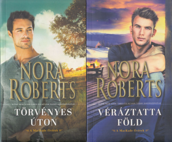 Nora Roberts - 2 db Nora Roberts regny: Trvnyes ton + Vrztatta fld