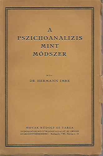 Hermann Imre - A pszichoanalizis mint mdszer