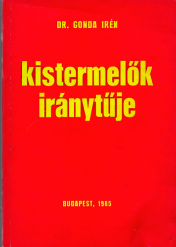 Dr. Gonda Irn - Kistermelk irnytje