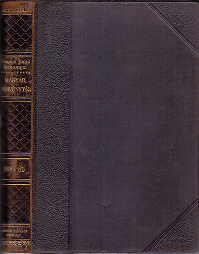 Dr. Mrkus Dezs  (szerk.) - Corpus Juris Hungarici - Magyar Trvnytr - 1882-1883. vi trvnyczikkek