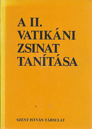 Dr. Cserh�zi-Dr. F�bi�n - A II. vatik�ni zsinat tan�t�sa