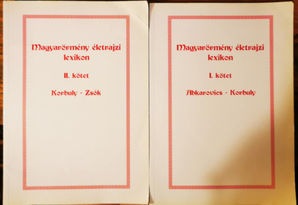 Fancsali Jnos - Magyarrmny letrajzi lexikon I-II.
