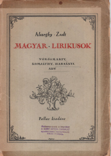 Alszeghy Zsolt - Magyar lirikusok
