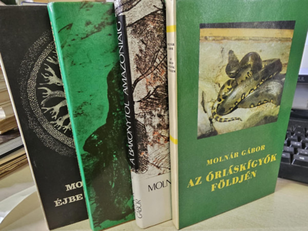 Molnár Gábor - Éjbe zuhant évek+ Kalandok a brazíliai őserdőben+ A Bakonytól Amazóniáig+ Az óriáskígyók földjén