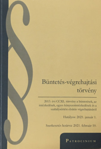 Bntets-vgrehajtsi trvny