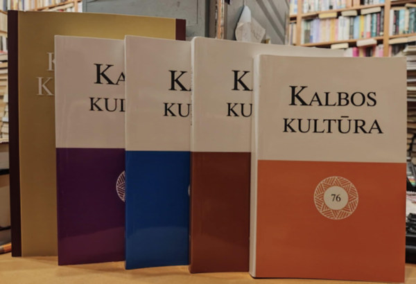 5 db Kalbos kult�ra, litv�n nyelv� sorozat (Kiadv�nyok sz�ma a term�klapon)