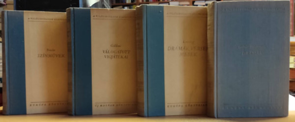 Hauptmann, Goldoni, Brecht Lessing - 4 ktet Vilgirodalom klasszikusai: Drmk + Drmk, versek, mesk + Sznmvek + Vlogatott vgjtkai