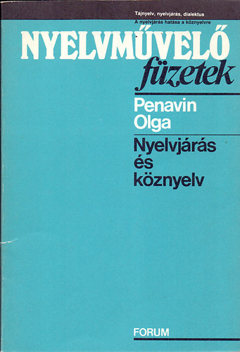 Penavin Olga - Nyelvjrs s kznyelv