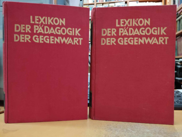 Dr. Josef Spieler - Lexikon der pdagogik der gegenwart 1-2. (A kortrs pedaggia lexikona)