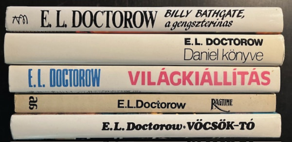 E.L.Doctorow - 20. sz�zadi vil�girodalom k�nyvcsomag (5 k�tet)