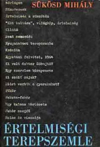 S�k�sd Mih�ly - �rtelmis�gi terepszemle