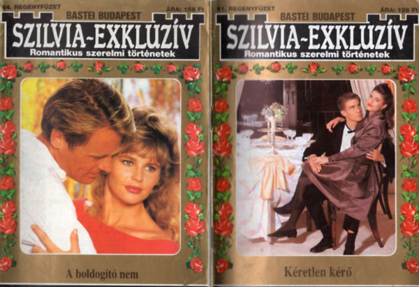 B�r� P�ter - 5 db Szilvia-Exkluz�v 61.,64., 65., 76., 87. sz�mok  : K�retlen k�r� + A boldog�t� nem + A k�rtya nem hazudik + Az �jszaka gr�fn�je + Marietta r�vbe �r