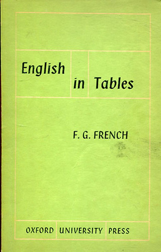 F. G. French - English in Tables
