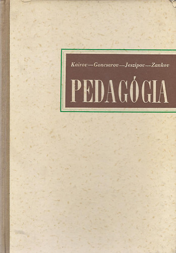 Kairov-Goncsarov-Jeszipov - Pedagógia