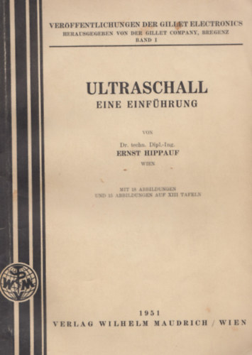 Ernst Hippauf - Ultraschall eine einführung