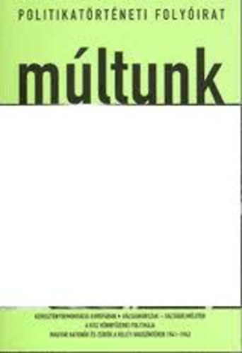 Mltunk - Politikatrtneti folyirat 2005/2.