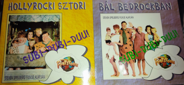 Steven Spielberg - 2db Steven Spielberg könyv - Hollyrocki sztori; Bál Bedrockban