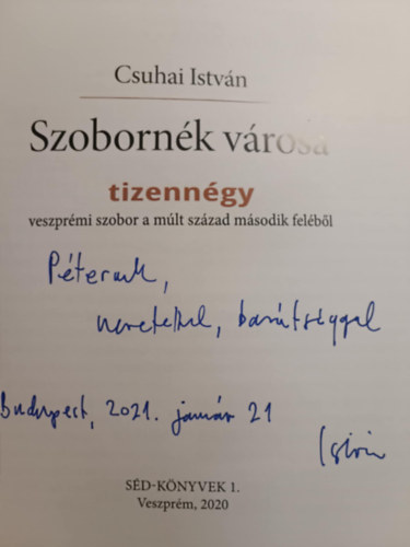 Csuhai Istvn - Szobornk vrosa - Tizenngy veszprmi szobor a mlt szzad msodik felbl
