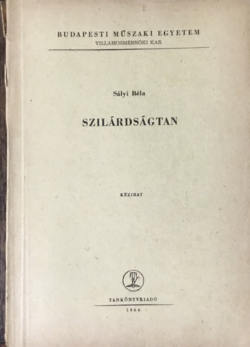 Dr. Slyi Bla - Szilrdsgtan