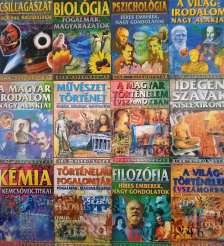 Lehmann Mikl�s, Sz�ke Csilla B�kei L�szl�n�Barcs Mikl�s - 13 db. Di�k Kisk�nyvt�r k�tet - 1, 2, 3, 5, 6, 10, 11, 12, 13, 14, 16, 17, 20