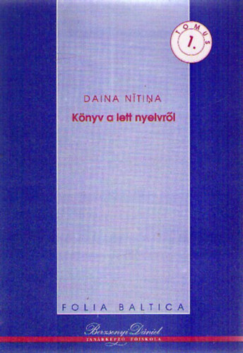 Daina Nitina - Knyv a lett nyelvrl