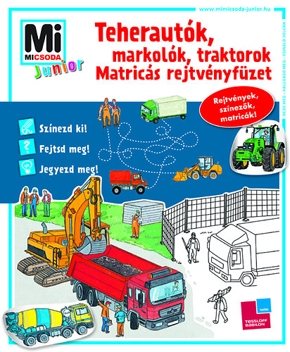 Teherautk, markolk, traktorok - Matrics rejtvnyfzet