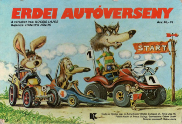 Kocsis Lajos-rajzolta Hangya János - Erdei autóverseny