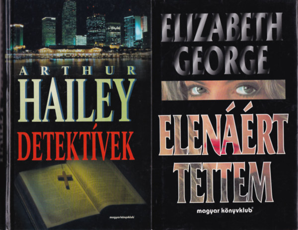 Arthur Hailey, Elizabeth George Frederick Forsyth - 3 db Krimi: Detektvek, Elenrt tettem, Az rdg alternatvja