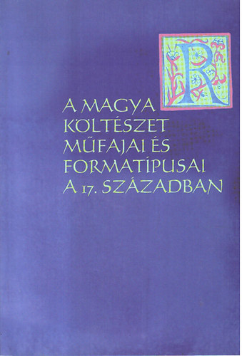 tvs-Pap-Szilasi-Vadai - A magyar kltszet mfajai s formatpusai a 17. szzadban