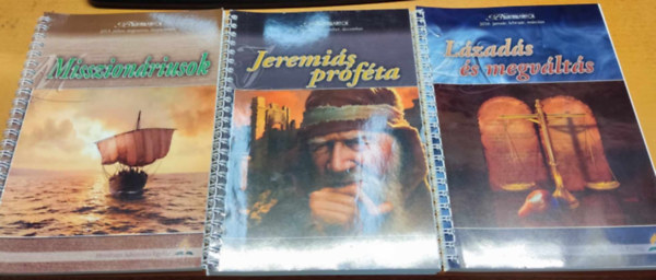 Hetednapi Adventista Egyhz - 3 db Bibliai tanulmnyok: Misszionriusok + Jeremis prfta + Lzads s megvlts