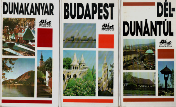Huba L�szl�, Cseke L�szl� Wellner Istv�n - 3 db Panor�ma: Budapest, D�l-Dun�nt�l, Dunakanyar.