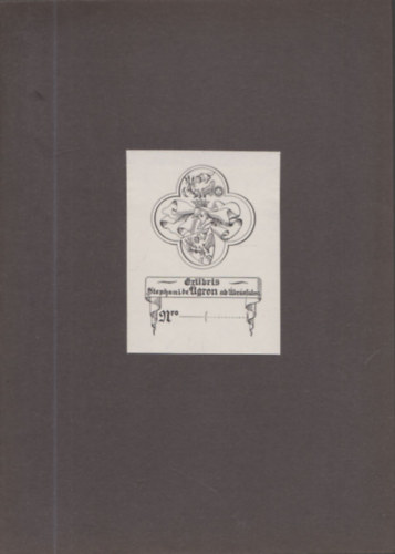 Ex Libris - brnfalvi Ugron Istvn (1862-1948) (eredeti nyomat)