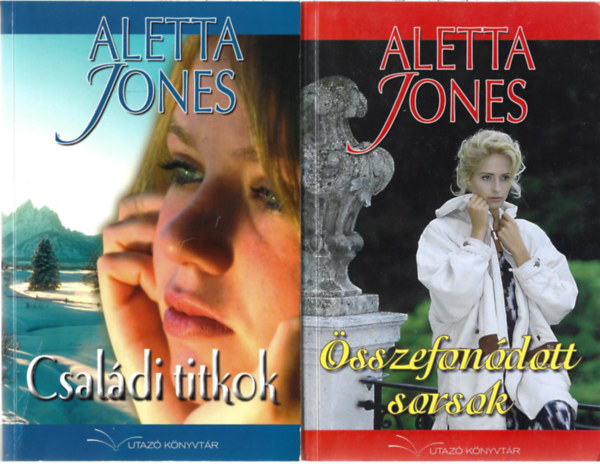 Aletta Jones - 2 db könyv, Családi titkok, Összefonódott sorsok