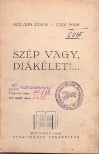 Szil�rd-Undi - Sz�p vagy, di�k�let!...