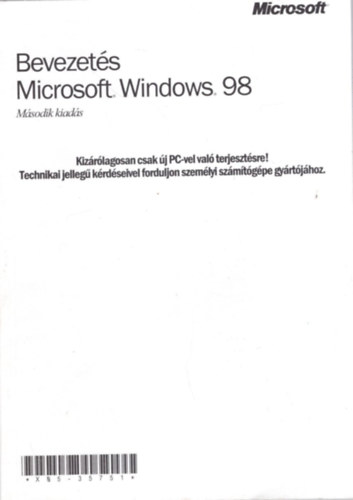 Bevezets - Microsoft Windows 98