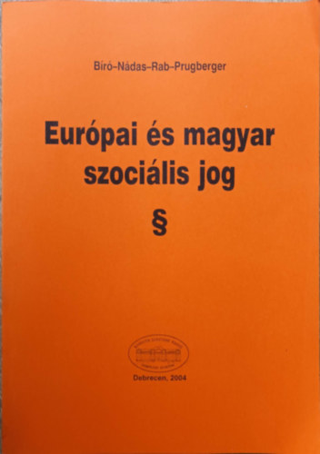 Eurpai s magyar szocilis jog