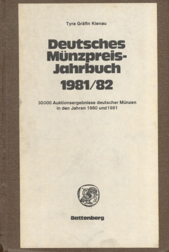 Tyra Grfin Klenau - Deutsches Mnzpreis-Jahrbuch 1981/82